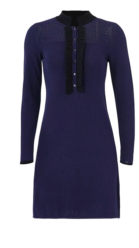 Shoshanna blue knit dress - large 😍